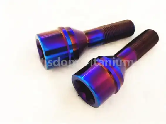 How to measure titanium wheel lug bolts pattern?